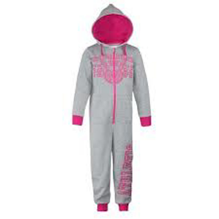 Picture of BS5722- THERMAL FLEECY HOODY JUMPSUIT/ONESIE